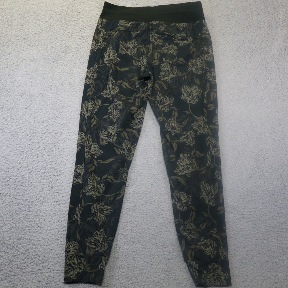 Athleta Trekkie North Printed Jogger Green Floral Hiking Pants Size 2 - Picture 8 of 9